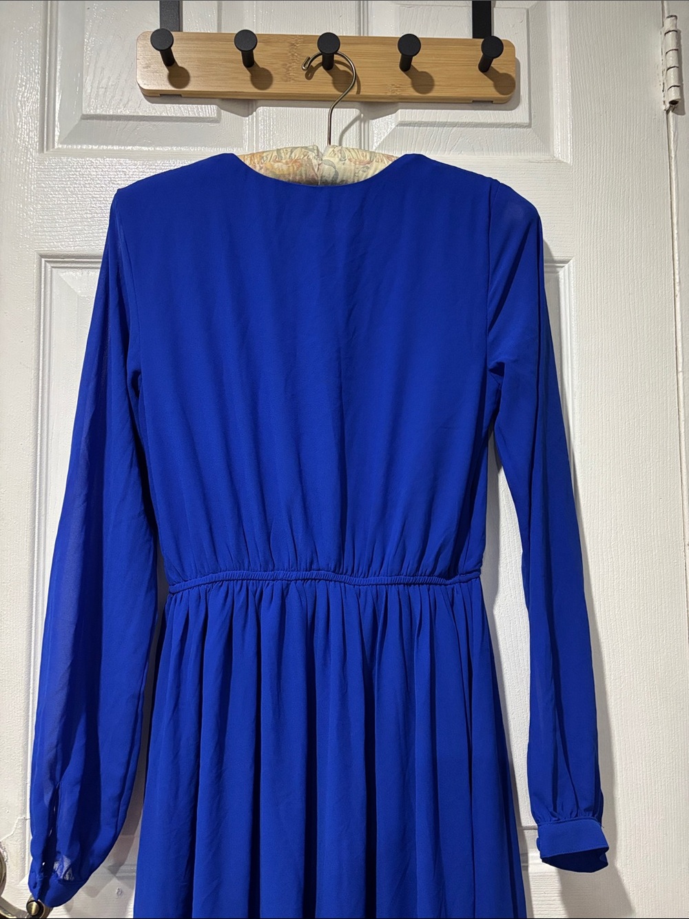 Lulu's Blue Long-Sleeve Dress - Picture 6 of 9
